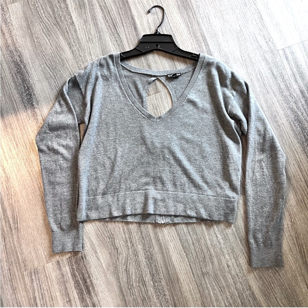 Express Lightweight Grey Sweater